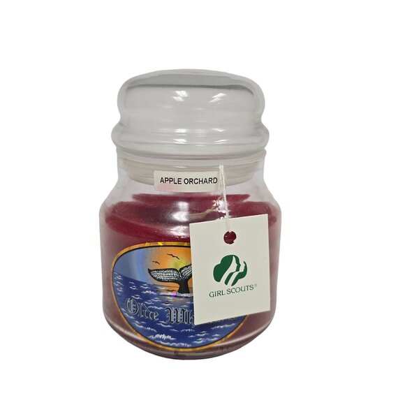 Olde Whalers Scented Jar Candle Apple Orchard 14.5oz Girl Scout Promo - Picture 1 of 8